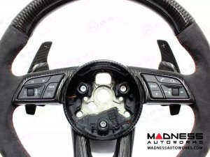 Audi RS4 Steering Wheel Trim - Carbon Fiber - 2017-2018